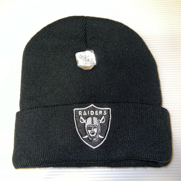 NFL Other - NFL Las Vegas Raiders Black Beanie. NWT. OS